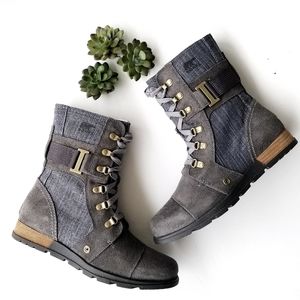 Sorel Major Carly Boot NWT Graphite Shark …